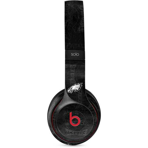 NFL Philadelphia Eagles Black & White Beats Solo 3 Wireless Skin